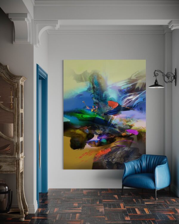 Cuadro abstracto - CARIBÚ