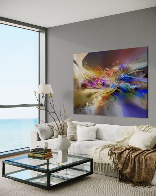 Cuadro abstracto - SINFONÍA ORANGE