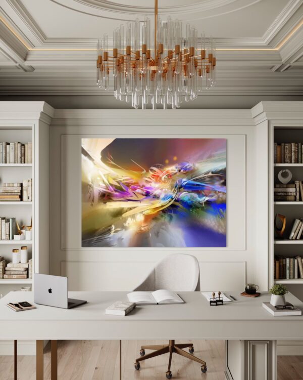 Cuadro abstracto - SINFONÍA ORANGE