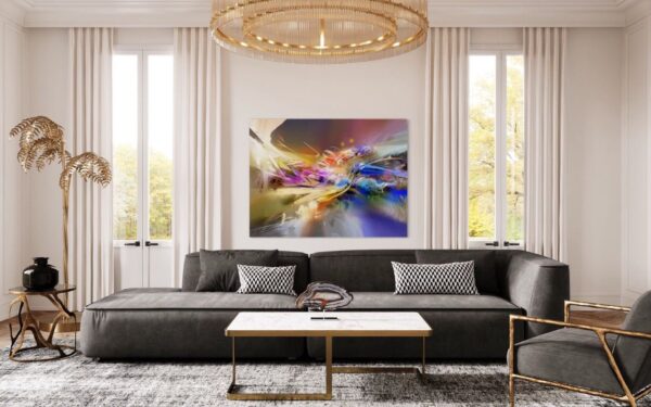 Cuadro abstracto - SINFONÍA ORANGE