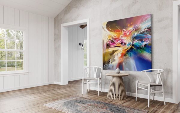 Cuadro abstracto - SINFONÍA ORANGE